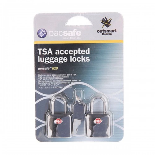 Замок для багажу навісний Pacsafe Prosafe 620 чорний - 10210100