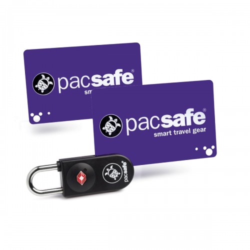 Набір з двох замків для багажу кодових навісних Pacsafe Prosafe 750 чорний - 10240100