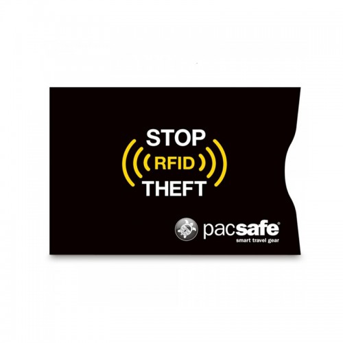 Набір чохлів для карток (2 шт.) Pacsafe RFIDsleeve 25 чорний антизлодій - 10360100