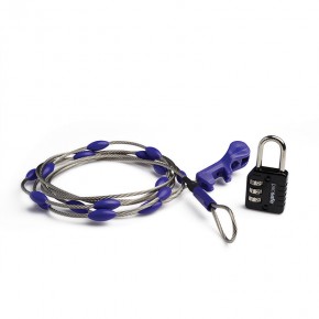 Замок для багажу кодовий Pacsafe Wrapsafe Cable Lock чорний - 10520999