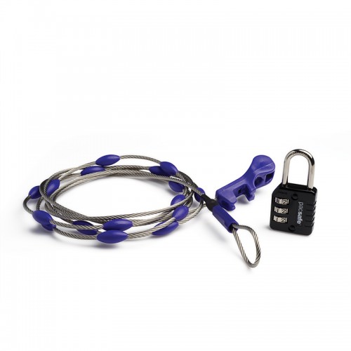 Замок для багажу кодовий Pacsafe Wrapsafe Cable Lock чорний - 10520999