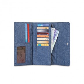 Тревел-кейс Pacsafe RFIDsafe LX200 синій джинс антизлодій - 10750601