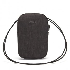 Сумка через плече Pacsafe travel crossbody bag 1 л сіра антизлодій 3 ступені захисту - 11040136
