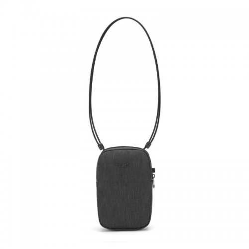 Сумка через плече сіра RFIDsafe 3 ступеня захисту від крадіжки Pacsafe travel crossbody bag  - 11040136