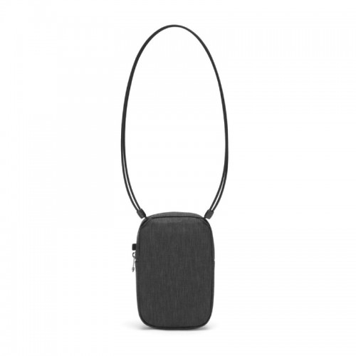 Сумка через плече сіра RFIDsafe 3 ступеня захисту від крадіжки Pacsafe travel crossbody bag  - 11040136