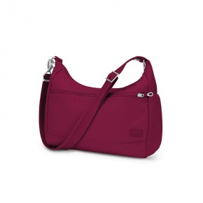 Сумка через плече Pacsafe Citysafe CS200 10.5 л червона антизлодій 5 ступенів захисту - 20225310