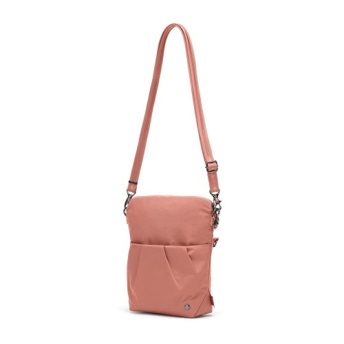 Сумка через плече Pacsafe Citysafe CX Convertible Crossbody 5 л рожева антизлодій 6 ступенів захисту - 20405340 Сумка через плече Pacsafe Citysafe CX Convertible Crossbody 5 л рожева антизлодій 6 ступенів захисту - 20405340