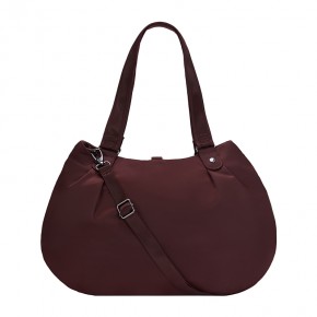 Сумка через плече Pacsafe Citysafe CX Hobo 13 л бордова антизлодій 4 ступеня захисту - 20415319