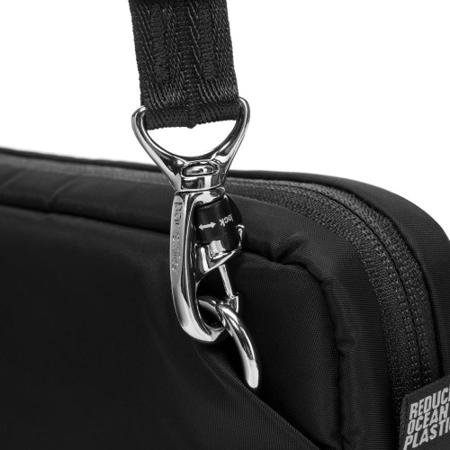 Сумка через плече Pacsafe W 3в1 Sling 1 л чорна антизлодій 4 ступені захисту - 20461100