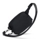 Сумка через плече Pacsafe W Micro sling 2 л чорна антизлодій 4 ступені захисту - 20467100
