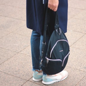 Рюкзак Pacsafe Stylesafe 6 л темно-синій антизлодій 6 ступенів захисту - 20605606