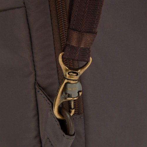 Рюкзак Pacsafe Stylesafe 12 л коричневий антизлодій 6 ступенів захисту - 20615203