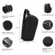 Сумка-слінг через плече Pacsafe Metrosafe X Urban Sling 5 л чорна антизлодій 5 ступенів захисту - 30615100