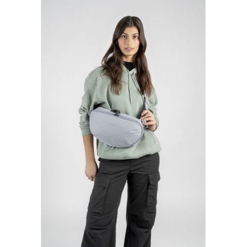 Сумка-слінг через плече Pacsafe Metrosafe V Urban Sling 5 л світло-сіра антизлодій 5 ступенів захисту - 30615148