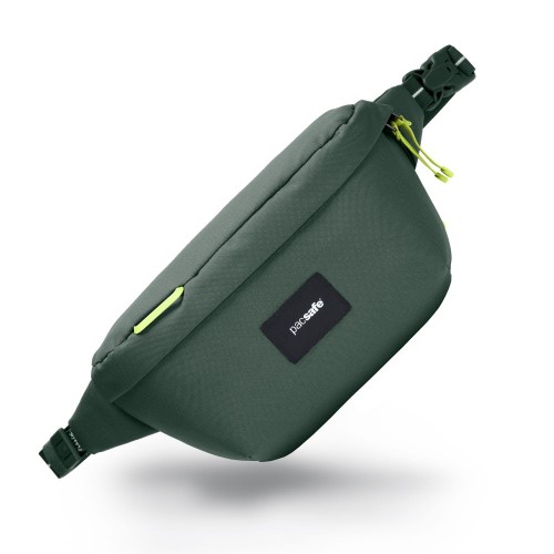 Сумка-слінг через плече Pacsafe GO 2.5 л темно-зелена антизлодій 5 ступенів захисту - 35100535