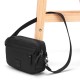 Сумка через плече чорна 6 ступенів захисту від крадіжки  Pacsafe GO crossbody - 35105100