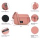 Сумка через плече Pacsafe GO crossbody 2.5 л рожева антизлодій 6 ступенів захисту - 35105340