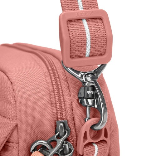 Сумка через плече рожева 6 ступенів захисту від крадіжки  Pacsafe GO crossbody - 35105340