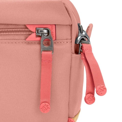 Сумка через плече рожева 6 ступенів захисту від крадіжки  Pacsafe GO crossbody - 35105340