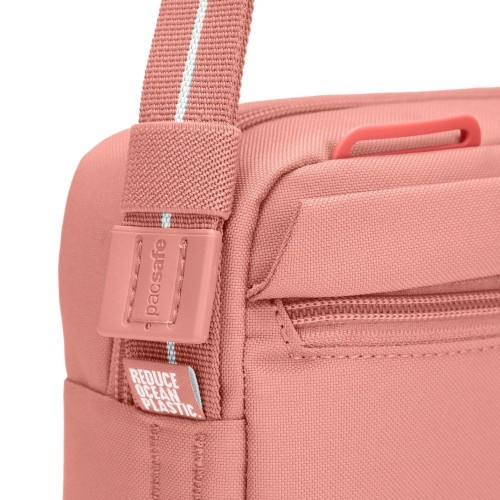 Сумка через плече рожева 6 ступенів захисту від крадіжки  Pacsafe GO crossbody - 35105340