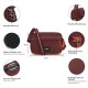 Сумка через плече Pacsafe GO crossbody 2.5 л бургунді антизлодій 6 ступенів захисту - 35105345