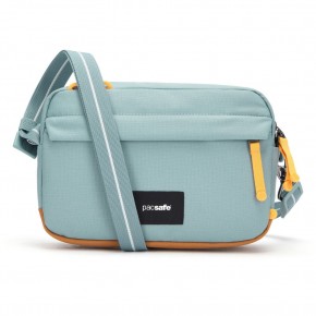 Сумка через плече Pacsafe GO crossbody 2.5 л мятна антизлодій 6 ступенів захисту - 35105528