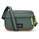 Сумка через плече Pacsafe GO crossbody 2.5 л темно-зелена антизлодій 6 ступенів захисту - 35105535