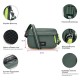 Сумка через плече Pacsafe GO crossbody 2.5 л темно-зелена антизлодій 6 ступенів захисту - 35105535
