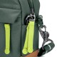 Сумка через плече Pacsafe GO crossbody 2.5 л темно-зелена антизлодій 6 ступенів захисту - 35105535