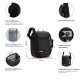 Сумка через плече Pacsafe GO Micro Crossbody 1.5 л чорна антизлодій 4 ступені захисту - 35130130
