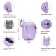 Сумка через плече Pacsafe GO Micro Crossbody 1.5 л лавандова антизлодій 4 ступені захисту - 35130612