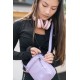 Сумка через плече Pacsafe GO Micro Crossbody 1.5 л лавандова антизлодій 4 ступені захисту - 35130612