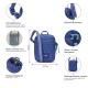 Сумка через плече Pacsafe GO Micro Crossbody 1.5 л небесно-блакитна антизлодій 4 ступені захисту - 35130827