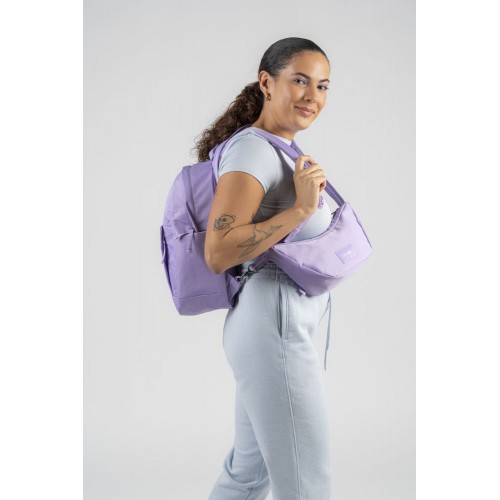 Сумка через плече Pacsafe GO Lunar Crossbody  2.5 л лавандова антизлодій 5 ступенів захисту - 35135612