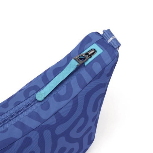 Сумка через плече Pacsafe GO Lunar Crossbody  2.5 л небесно-блакитна антизлодій 5 ступенів захисту - 35135827
