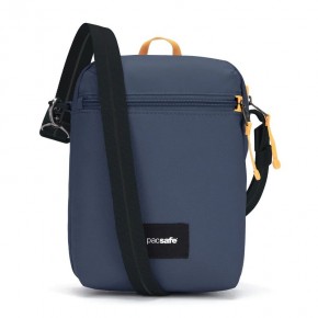 Сумка через плече Pacsafe GO Festival Crossbody 4.5 л темно-синя антизлодій 5 ступенів захисту - 35170651