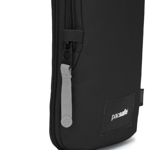 Сумка через плече чорна антизлодій Pacsafe GO Tech Crossbody 4 ступені захисту - 35175130