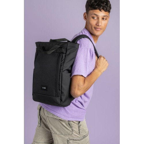 Рюкзак Pacsafe GO Totepack 15 л чорний антизлодій 5 ступенів захисту - 35190130