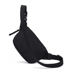 Сумка через плече Pacsafe GO Micro Sling 1 л чорна антизлодій 5 ступенів захисту - 35195130