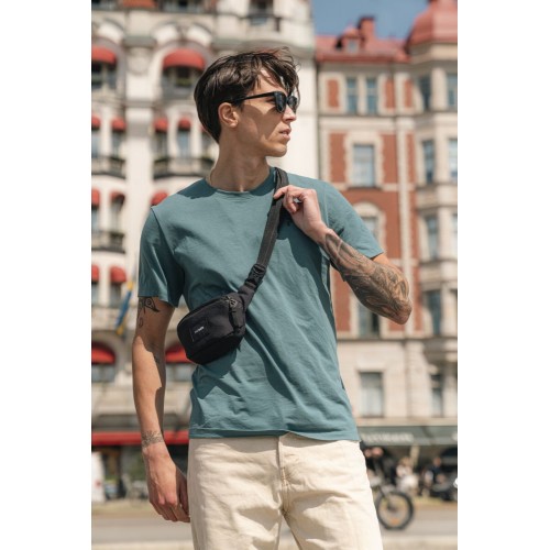 Сумка через плече Pacsafe GO Micro Sling 1 л чорна антизлодій 5 ступенів захисту - 35195130