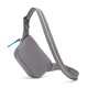 Сумка через плече Pacsafe GO Micro Sling 1 л сіра антизлодій 5 ступенів захисту - 35195146