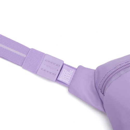 Сумка через плече Pacsafe GO Micro Sling 1 л лавандова антизлодій 5 ступенів захисту - 35195612