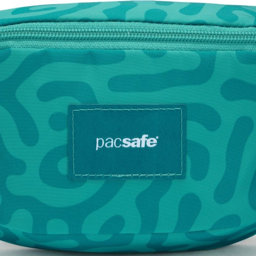 Сумка через плече Pacsafe GO Micro Sling 1 л бірюзова антизлодій 5 ступенів захисту - 35195826