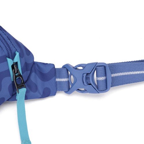 Сумка через плече Pacsafe GO Micro Sling 1 л небесно-блакитна антизлодій 5 ступенів захисту - 35195827