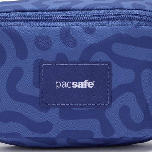 Сумка через плече Pacsafe GO Micro Sling 1 л небесно-блакитна антизлодій 5 ступенів захисту - 35195827