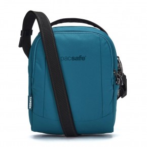 Сумка через плече Pacsafe LS100 crossbody 3 л синя антизлодій 6 ступенів захисту - 40131530