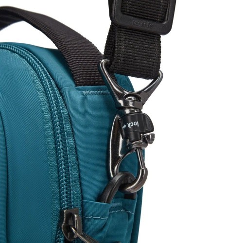 Сумка через плече синя антизлодій Pacsafe LS100 crossbody 6 ступенів захисту - 40131530