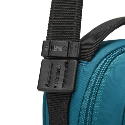 Сумка через плече синя антизлодій Pacsafe LS100 crossbody 6 ступенів захисту - 40131530