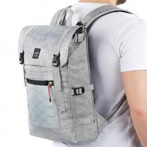Рюкзак Pacsafe Slingsafe LX450 15 л сірий антизлодій 5 ступенів захисту - 45320112