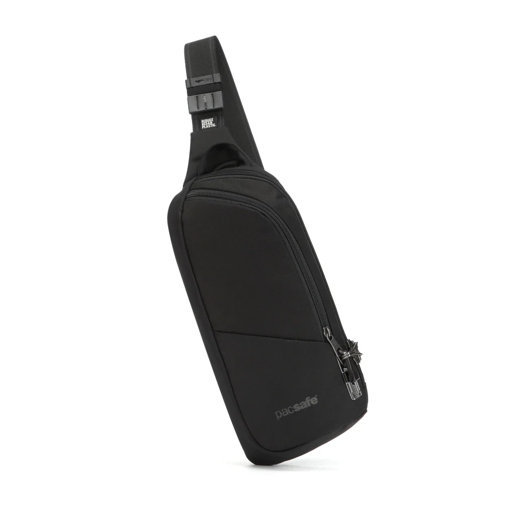 Сумка через плече Pacsafe V Action Sling 2.5 л чорна антизлодій 5